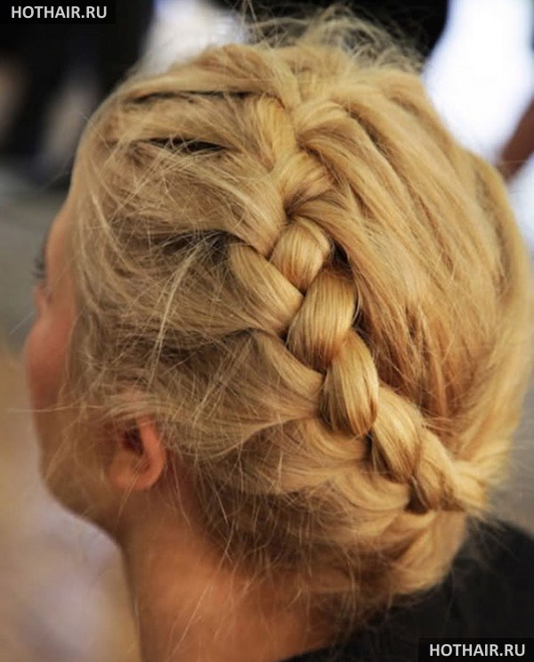 прически с косой на длинные волосы