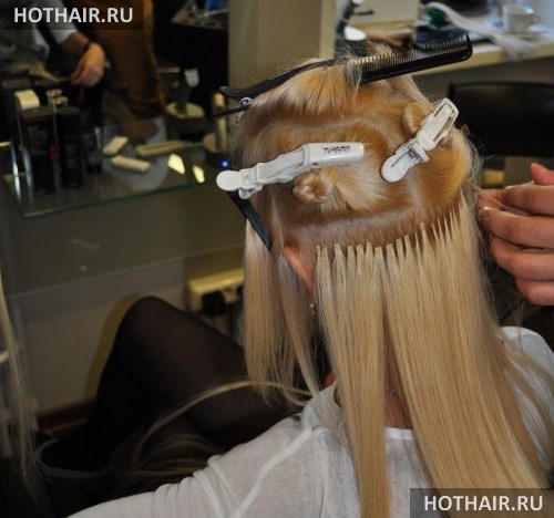 ультразвуковое наращивание волос