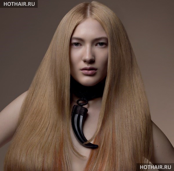 Бежевый цвет волос