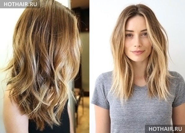 Стрижка одной длины на длинные волосы. Стрижка боб на длинные волосы