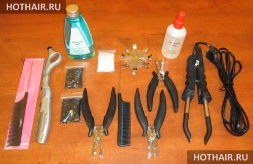 наращивание волос дома