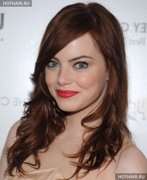 челки для длинных волос