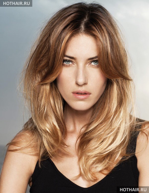 челки для длинных волос