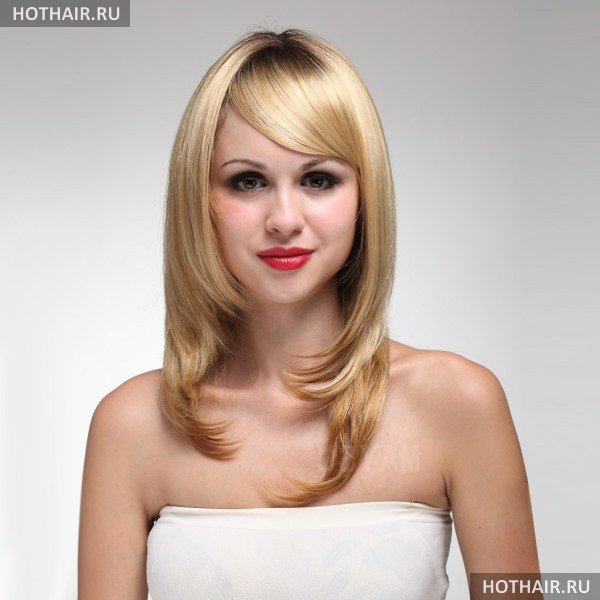 челки для длинных волос