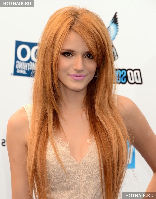 челки для длинных волос
