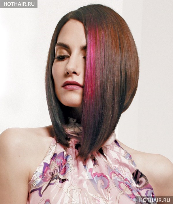 женские стрижки без челки