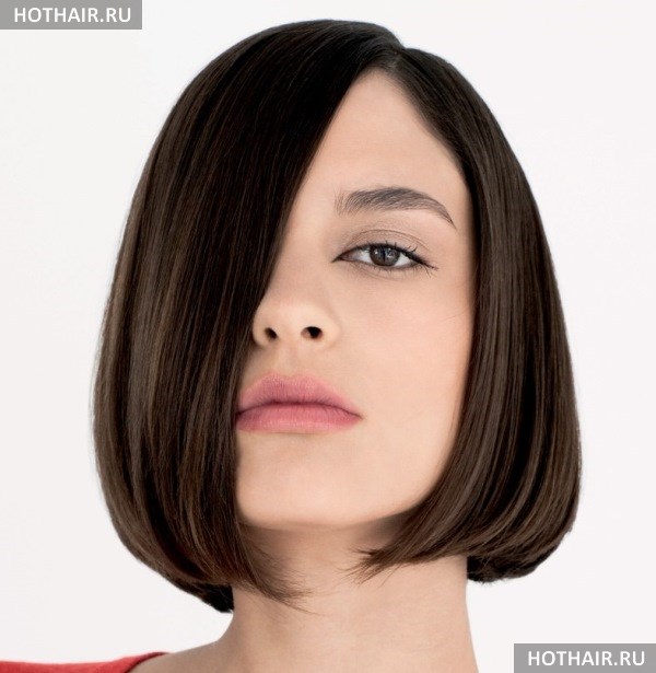 женские стрижки без челки