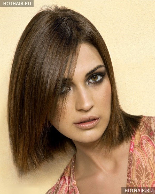 женские стрижки без челки