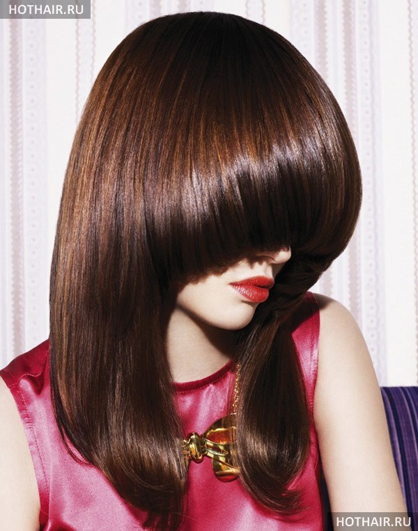 калифорнийское мелирование на темных волосах