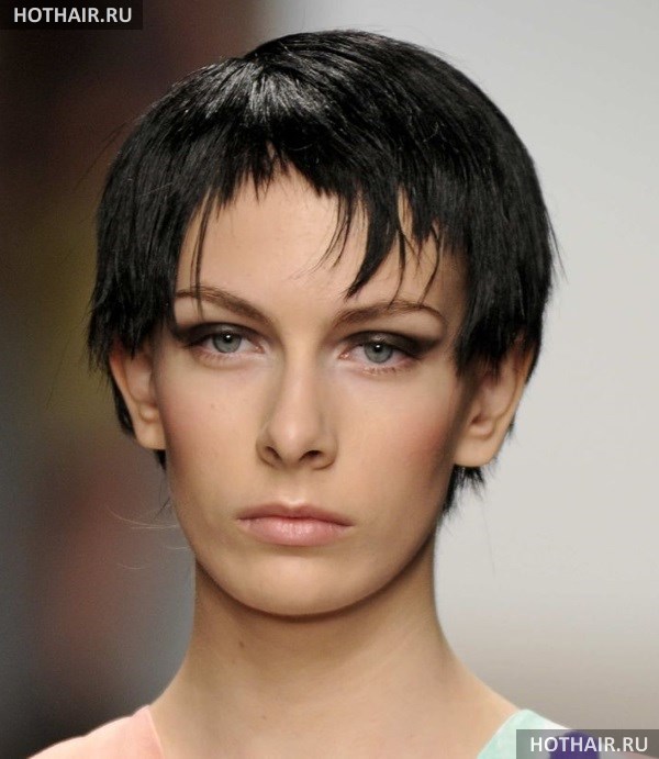 Виды асимметричных челок