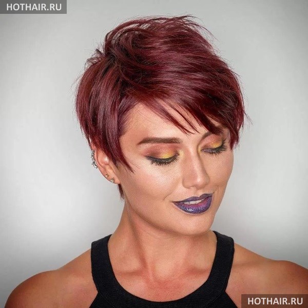 Виды асимметричных челок