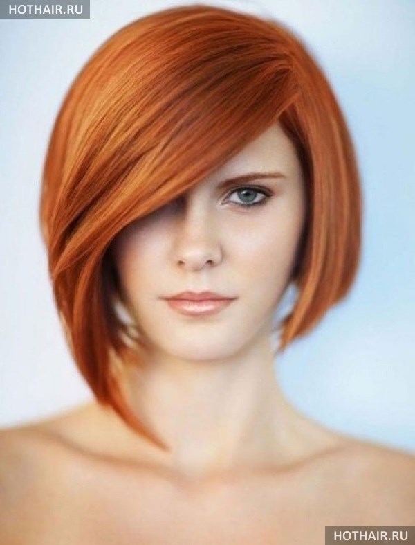 Виды асимметричных челок