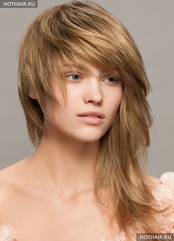 Виды асимметричных челок