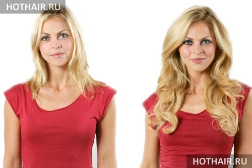 типы прядей для наращивания волос