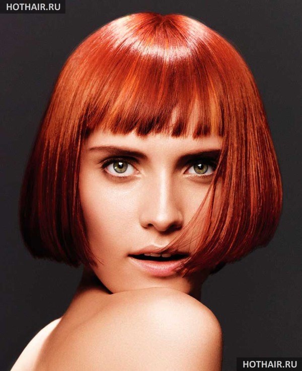 оттенки рыжего цвета волос