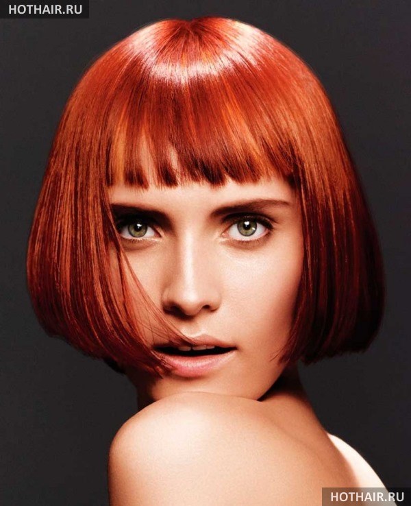 стрижка волос боб