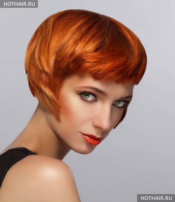 стрижка волос боб