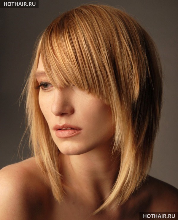 стрижка волос боб