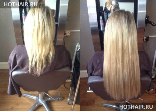 наращивание волос металлическими бусинами