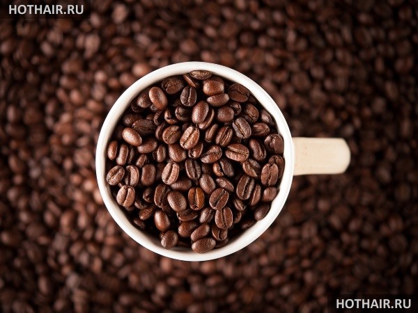 маска с кофе с эффектом окрашивания