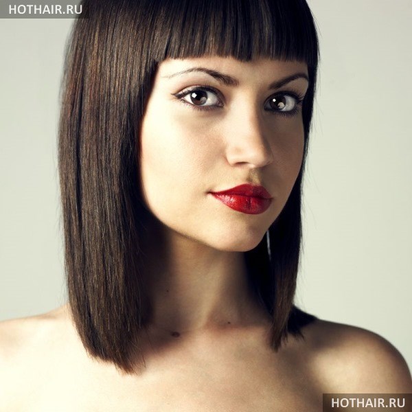 стрижки для средних тонких волос