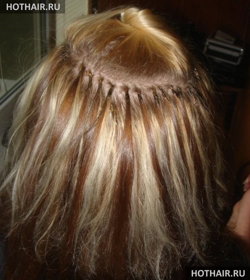 французское наращивание волос