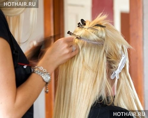 французское наращивание волос