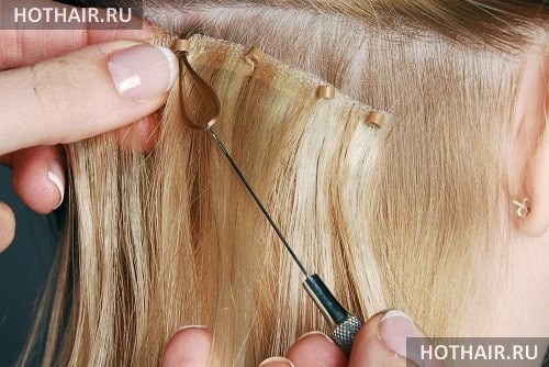 холодное наращивание волос