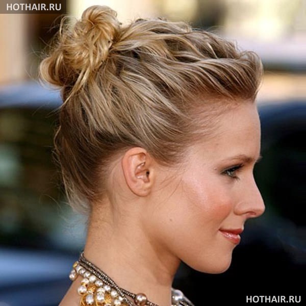 прически на каждый день на короткие волосы