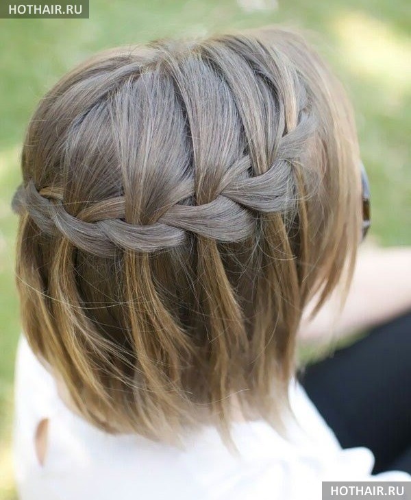 прически на каждый день на короткие волосы