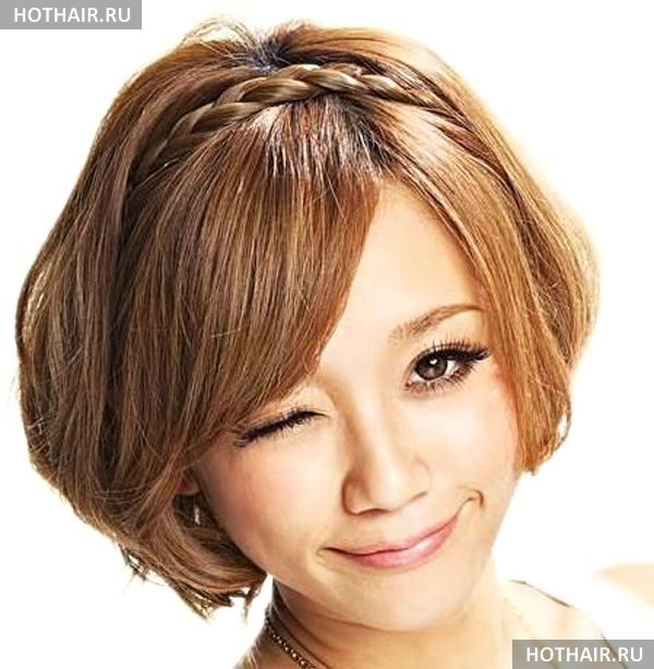 прически на каждый день на короткие волосы
