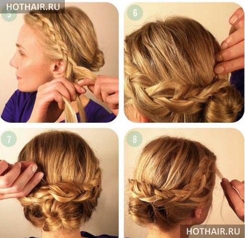 прически на каждый день на короткие волосы