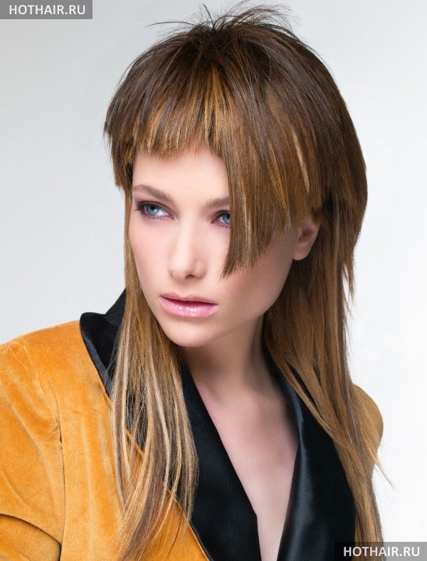 стрижки с короткой челкой
