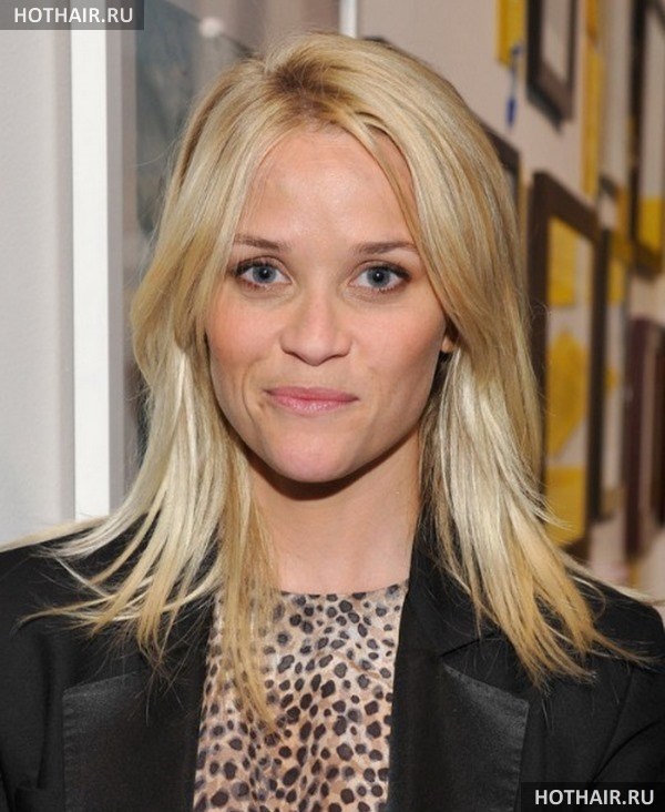 стрижка на средние волосы без челки