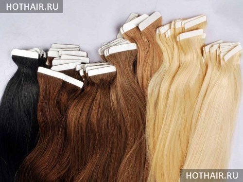 подбор прядей для наращивания волос
