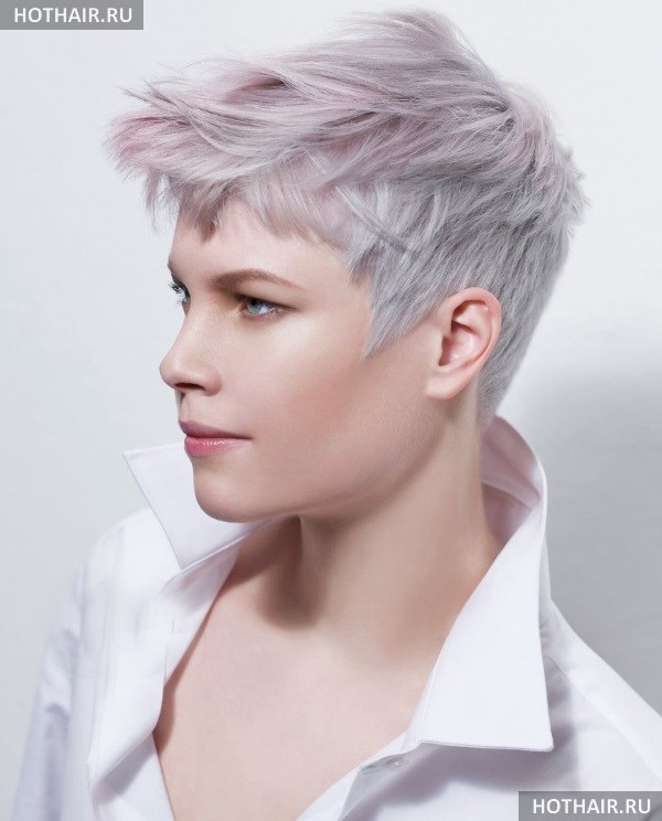 Женские креативные стрижки на короткие волосы