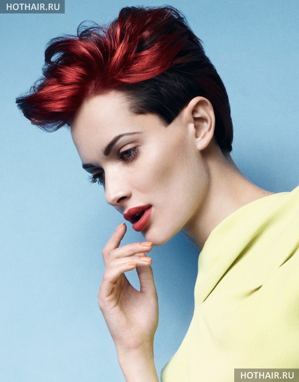 Женские креативные стрижки на короткие волосы