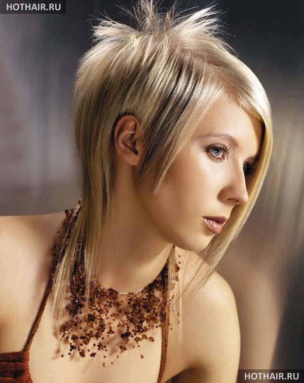 Женские креативные стрижки на короткие волосы
