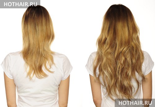 бескапсульное наращивание волос