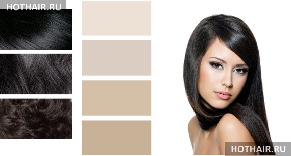 подбор цвета волос к цвету лица