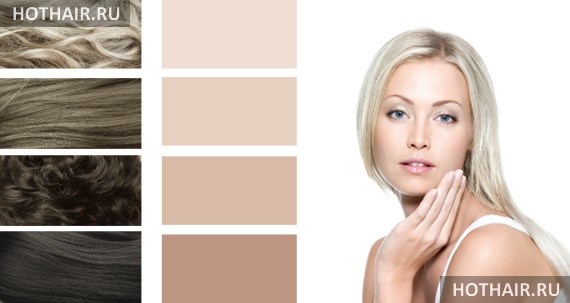подбор цвета волос к цвету лица