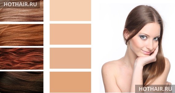 подбор цвета волос к цвету лица