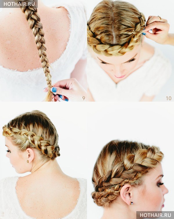 косы на длинные волосы своими руками