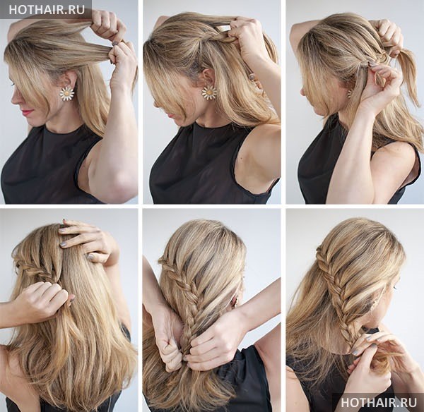 косы на длинные волосы своими руками