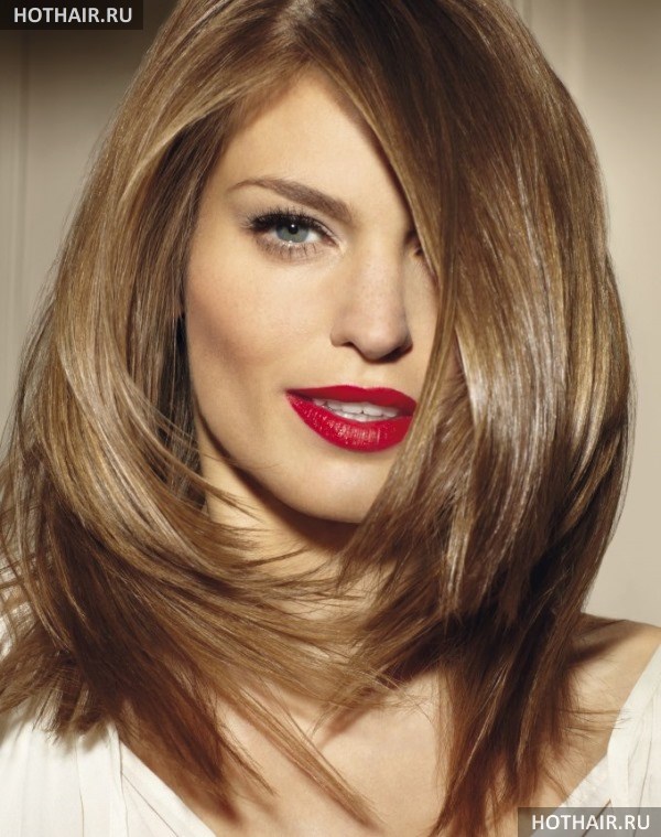 колорирование на русые волосы