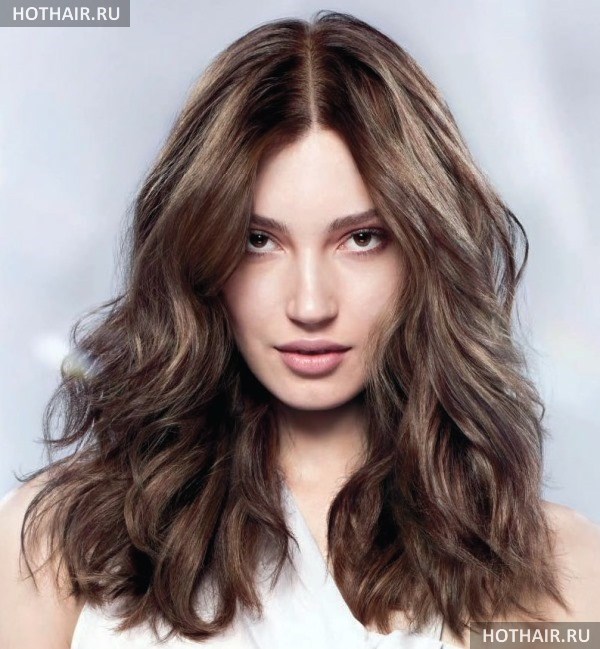 колорирование на русые волосы