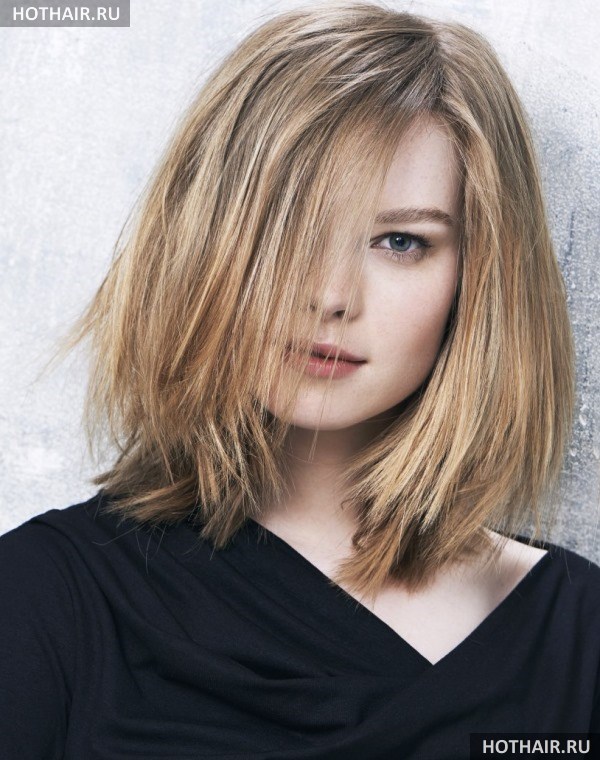 колорирование на русые волосы