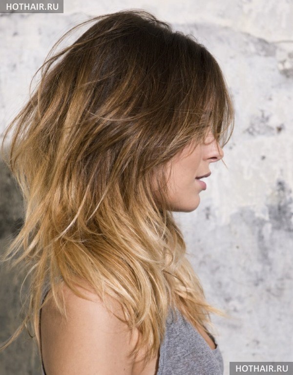 колорирование на русые волосы