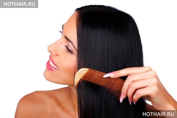 как расчесывать наращенные волосы
