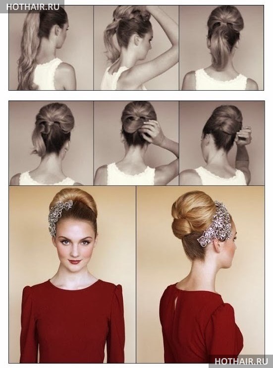 Прически с повязкой на голове длинные волосы